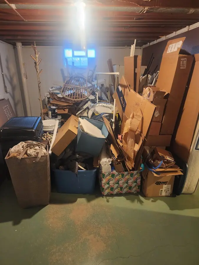 Roll-off dumpster container at job site for 20 Yard Dumpster Rental in Fellsmere